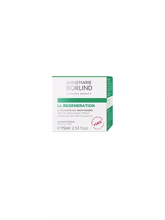 ANNEMARIE BÖRLIND | LL REGENERATION Vitalisierende Nachtcreme 75 ml LIMITED EDITION | 
